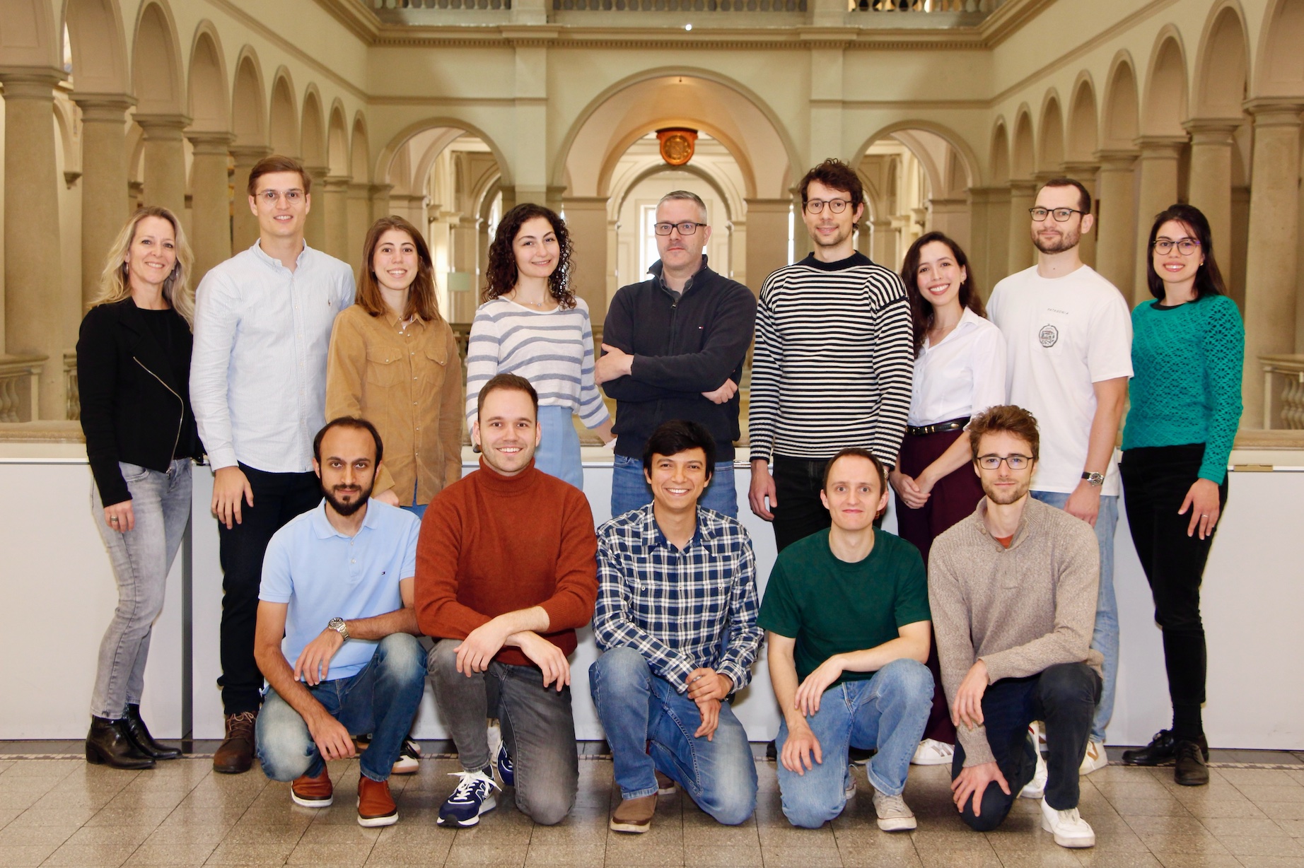 Photo of the IIP Group taken on October 1, 2024, at ETH Hauptgebäude. 